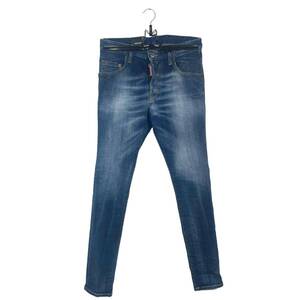 DSQUARED2 ディースクエアード 5 Pocket Cool Guy Fit Distressed Denims 17cm デニム S71LB1206 S30342 470 48 ブルー