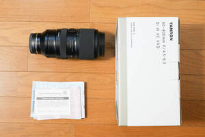 【光学美品】タムロン 50-400mm F/4.5-6.3 Di III VC VXD (Model A067) ソニーEマウント望遠レンズ