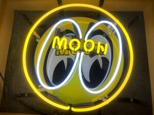 レア!! Moon eyes ムーンアイズ ネオンサイン Neon sign ネオン管 ネオン看板 世田谷ベース アメリカン雑貨　アメリカンダイナー雑貨 