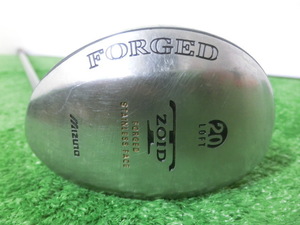 ♪MIZUNO ミズノ T-ZOID FORGED ?U ユーティリティ 20°/純正 シャフト Amorphous Carbon Fiber FLEX-S G8312♪