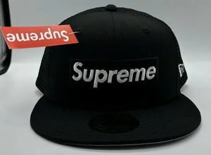 Supreme 23ss Box Logo Mesh Back New Era Cap (7 1/2 59.6cm) シュプリーム メッシュバック ボックスロゴ ニューエラキャップ