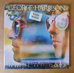 GEORGE HARRISON「THIRTY THREE & 1/3」米ORIG [初回銀印刷] ステッカー有シュリンク美品