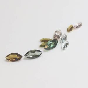 カラフルトルマリン マーキスシェイプ 10個 1.50ct