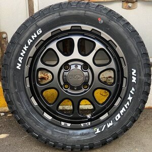 リフトアップ エブリイ DA17V DA64V DA62V 14インチ 新品 タイヤホイール4本セット ナンカン FT-9 165/65R14 ホワイトレター