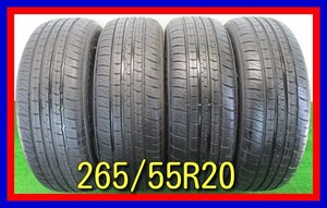 ■中古タイヤ■　265/55R20 109V DUNLOP GRANDTREK PT5A ランドクルーザー 極上 美品 4WD 夏タイヤ オンロード 激安 送料無料 B664