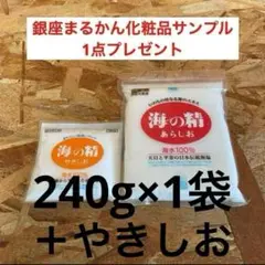 自然塩【海の精】240グラム＋やきしお（60g）×1袋