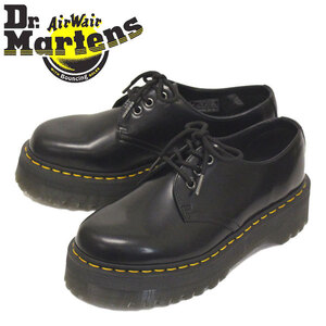 Dr.Martens (ドクターマーチン) 25567001 1461 QUAD 3ホール レザーシューズ BLACK UK4-約23.0cm