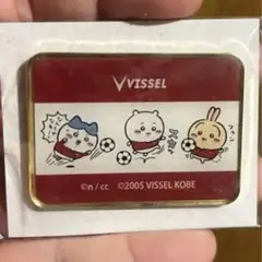 ちいかわ　Ｊリーグ　VISSSEL KOBE サッカーピンバッジ