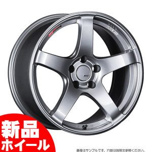 [新品ホイール 1本(交換 補修用) ]SSR GTV01 17インチ 7J 4H-100 グラファイトガンメタ 法人宛て送料無料