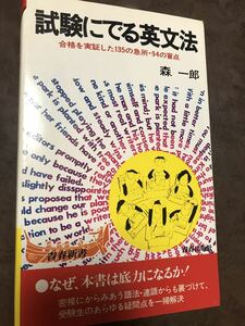 書き込み無し本文美　試験にでる英文法 合格を実証した135の急所 94の盲点　森一郎