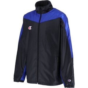 新品 定価8690円 チャンピオン Champion メンズ 保温 撥水 防風 トレーニング ウインド ジャケット 黒青