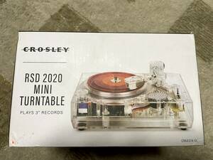 激レア！！　 Record Store Day 2020 RSD3 Mini Turntable LIMITED EDITION　Post Malone　クリアバージョン　CROSLEY　ミニターンテーブル