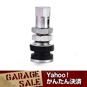 金属製 チューブレス バルブ エアバルブ 直型ストレート ショート TR161　送料200円