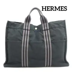 HERMES エルメス フールトゥMM ハンドバッグ ブラック