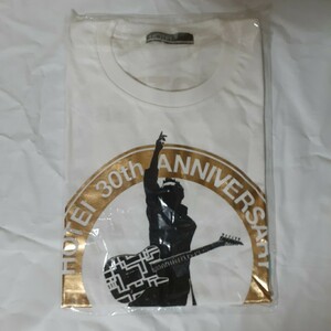 未使用【布袋寅泰】Tシャツ Mサイズ (ホワイト×ゴールド) 30th ANNIVERSARY, WE ARE DREAMER“最終章”SAITAMA SUPER ARENA②