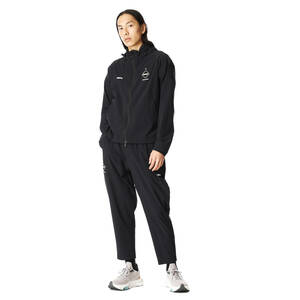 FCRB 210045 210047 STRETCH LIGHT WEIGHT HOODED BLOUSON EASY SARROUEL PANTS セットアップ ブルゾン サルエル ブリストル 黒 M 未使用 