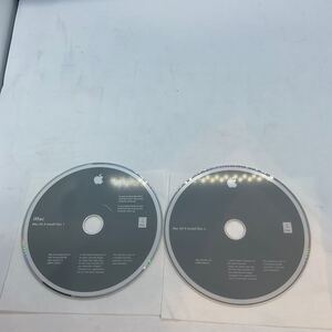 ◎(1109-24) iMacMac OS X Install Disc 1 Disc 2 2枚セット