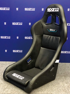 【国内正規品＆メーカー直送】SPARCO JAPAN 正規品 REV J SKY 黒 バケットシート 1脚（合成皮シート）お取り寄せ品