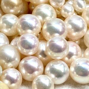 〔本真珠おまとめ500ct〕m 約100g 約3.0-8.0mmパール 裸石 宝石 ジュエリー jewelry pearl 