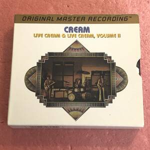 2CD Original Master Recording MFSL Live Cream & Live Cream Volume II クリーム エリック クラプトン ジャック ブルース