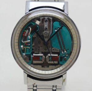 ブローバ/BULOVA/アキュトロン/ACCUTRON/スペースビュー/音叉式時計/M6/メンズ/クォーツ/スケルトン