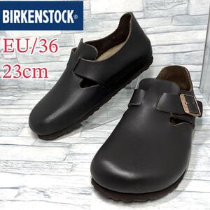 【新品】BIRKENSTOCK ビルケンシュトック ロンドン クロッグシューズ ダークブラウン 23cm