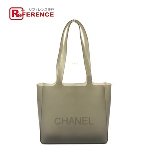 CHANEL シャネル ココマーク カバン/肩掛け ロゴ トートバッグ グレー レディース【中古】