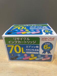 新品未開封！リサイクルインク 6本セット IC6CL70L互換インク EP-706 EP-775 EP-776A EP-805 EP-806 EP-905 EP-906 EP-976A3