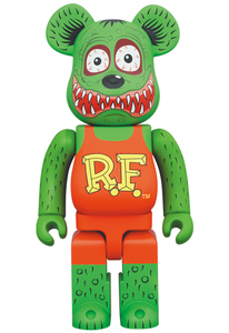 新品 BE@RBRICK RAT FINK TM 1000％ MEDICOM TOY ベアブリック kaws カウズ BASQUIAT BANKSY Keith Haring WARHOL ラットフィンク