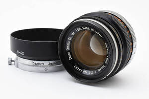 キャノン Canon 50mm F/2.2 Lens for Leica L39 screw mount LTM 2292709