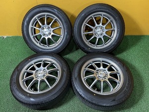 No.877　グッドイヤー　エフィシエントグリップエコ　15インチ　185/65R15　ノーマルタイヤ　ホイール付　4本セット　売切　140サイズ×4