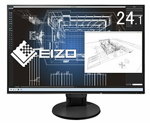 【中古】EIZO FlexScan 24.1インチ ディスプレイ モニター (WUXGA/IPSパネル/ノングレア/ブラック/5 無輝点) EV2456-RBK