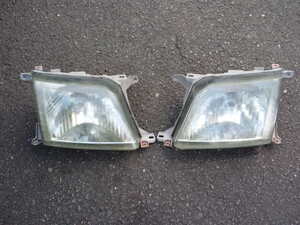 TOYOTA LAND CRUISER PRADO 90 95ランクルプラド純正ヘッドライト HALOGENハロゲン左右 KOITO 60-84 110-77015 GENUINE HEAD LIGHTS SET