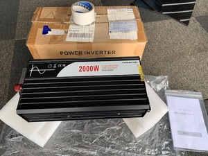 【美品】 トヨタ コムス TOYOTA coms 用 正弦波 72V仕様 2000W DC/AC インバータ― 入力DC60V～90V　出力AC100V コムスの駆動バッテリーOK