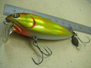 ハルシオン 飛豚プロップ73 アカキンホロ 川 Halsyon Hibuta Prop Topwater