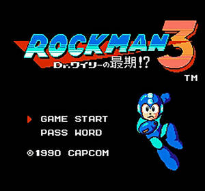 T797 起動確認済 FC ロックマン3 ファミコン カセット ソフト カセットのみ 端子クリーニング済 レトフリ対応