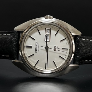 1円～ OH済み 1968年製造 SEIKO セイコー56KS キングセイコー デイト 25石 新品風防 メダリオン 自動巻き 腕時計