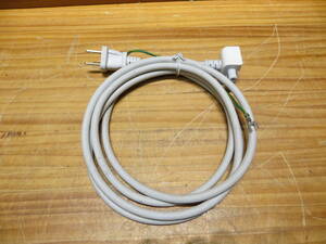 *S1457*Apple Longwell AC 電源 アダプタ 延長ケーブル 2m弱 125V 2.5A 動作確認済み品中古#*