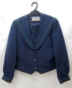 bw_5299k 神奈川県 厚木市睦合中学 冬服 長袖 指定セーラー服 上衣 サイズ6(L相当) 女子制服