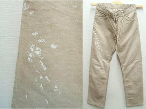 ◇即決[W30]HELMUT LANG 本人期 アーカイブ ペンキ加工 コーデュロイ ペイント PAINTER JEAN CLASSIC CUT ヘルムートラング パンツ■5040