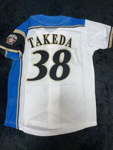 即決 送料無料 新品未使用 北海道日本ハムファイターズ 武田勝 ユニフォーム ミズノ製 110サイズ 刺繍 ホーム ホワイト 白