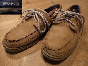 SPERRY TOP SIDER スペリー トップサイダー 革靴 デッキシューズ レザーシューズ 茶 サイズ ８M 約２６㎝