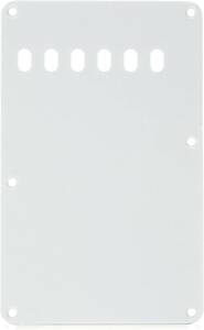 Fender パーツ Backplate, Vintage-Style Stratocaster, White, 1-Ply