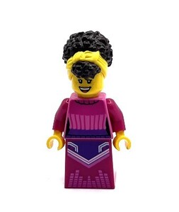 即決 新品 未使用　レゴ LEGO ミニフィグ　おしゃれマダム　ワンピースの女性　ヘアバンドの女の人