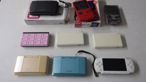 1円スタート♪携帯ゲーム機 まとめて９台セット/PSP/NINTENDO DS/ゲームボーイ/KGKD9