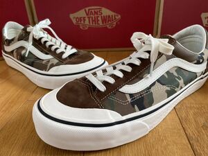 新品未使用 バンス VANS ヴァンズ スタイル36 DECON 11インチ 29㎝オールドスクール カモ CAMO