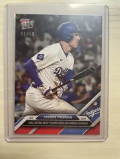 【レッドパラレル】フレディ・フリーマン　MLB Topps now