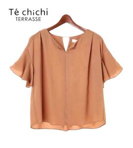 Te chichi 【Techichi TERRASSE】キーネックフレアスリーブラウス