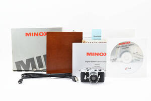 ★希少、動作確認済み★MINOX ミノックス Digital Classic Camera Leica ライカ M3 Minoctar 10.3mm トイカメラ デジタル 木箱 元箱付#935