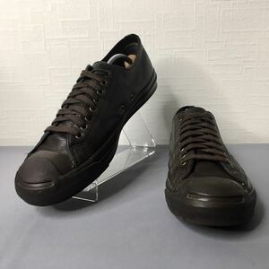 Converse コンバース JACK PURCELL ジャック パーセル LES ブラウン×茶 レザー US8.5インチ 27.0cm 本革 